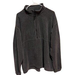 Columbia Gray Fleece Half-Zip Pullover Jacket Unisex Warm & Cozy Size XL